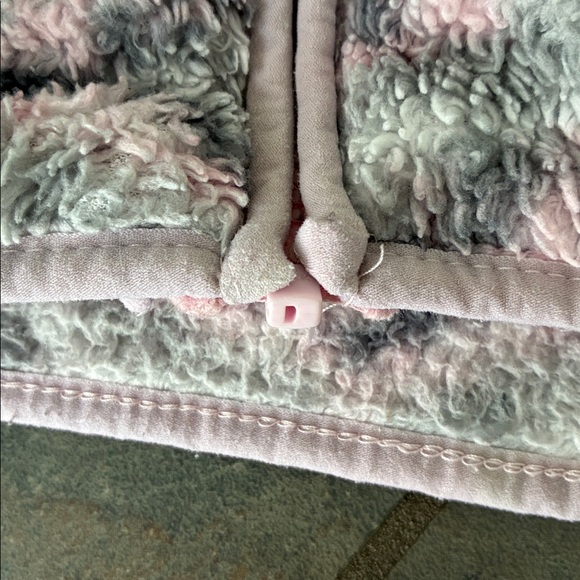 Eddie Bauer Pink and Gray Patterned Kids Hoodie - Picture 5 of 5